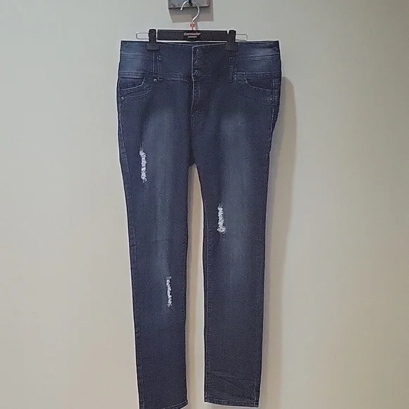 HECTIK jeans size 15.  Some distressing. - Picture 6 of 8